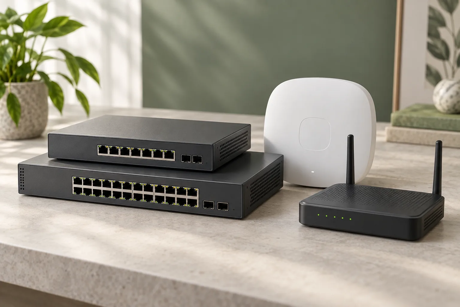 Illustrative network equipment
