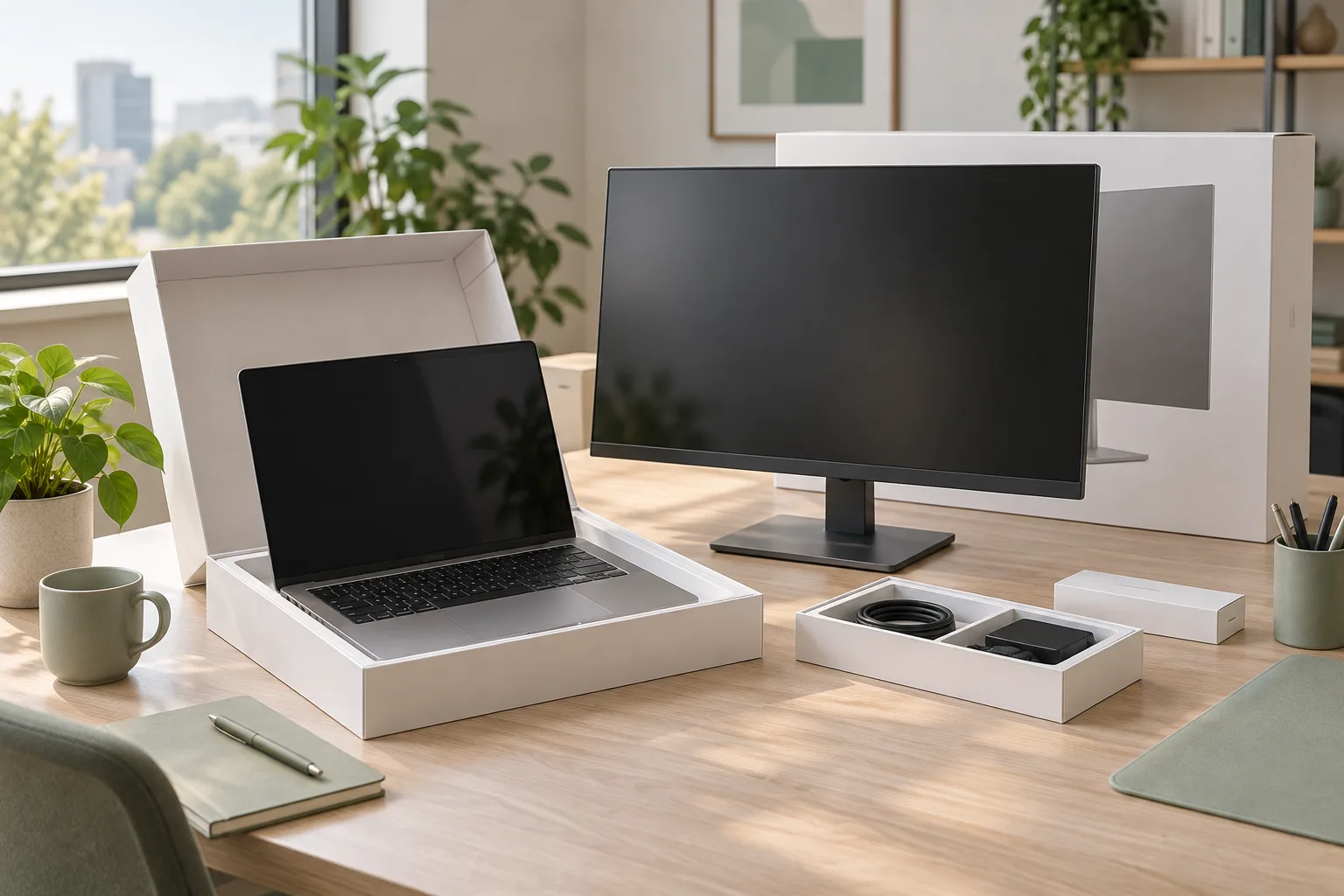 Illustrative new business computer equipment